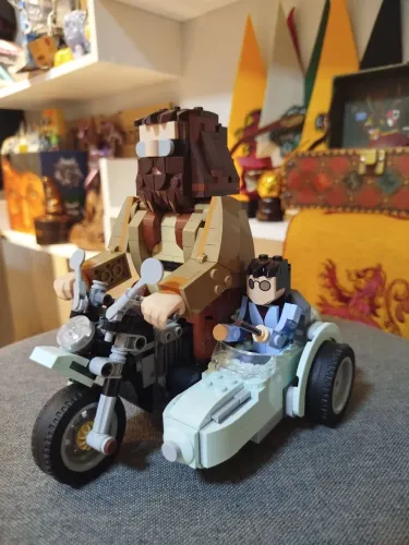 Lego® Passeio De Motocicleta De Hagrid E Harry 76443
