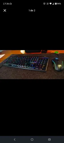 Teclado Redragon Vata + Mouse Lenewof