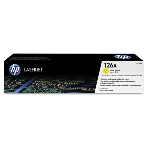 Toner CE312A (126A) HP Original | CP1025, M275, M175, M175NW, CP1025nw Amarelo