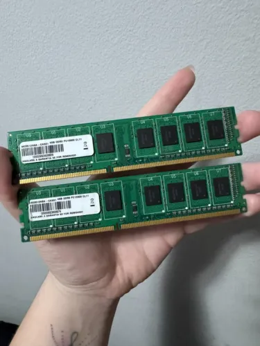 Memória RAM 4GB DDR3 1600MHz Desktop (Par - total 8GB)
