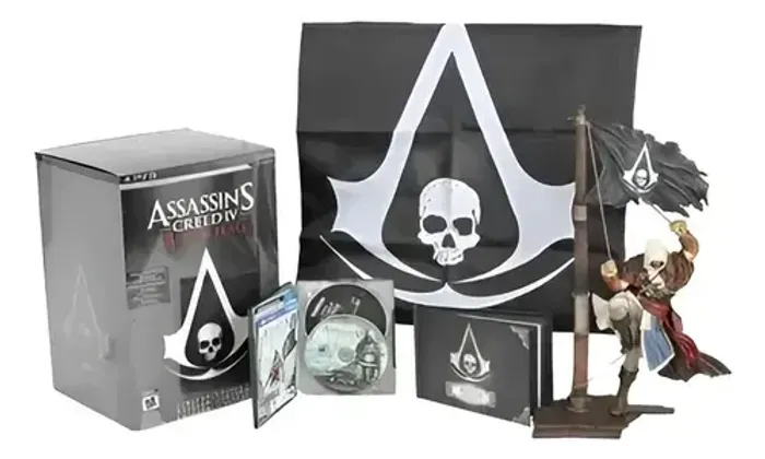 Assassins Creed IV Black Flag Limited Edition Collectors Ps3 Playstation 3