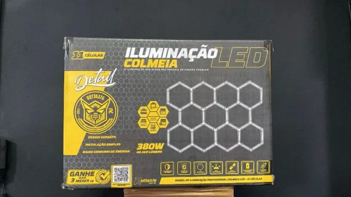 LUMINARIA COLMEIA EM LED C/ 11 CELULAS 2347X 3205 MM 20.160 LUMENS -