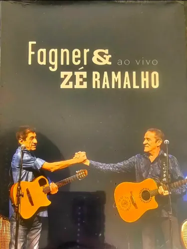 DVD Fagner & Zé Ramalho Ai Vivo - 16 grandes sucessos na voz desses monstros da música.