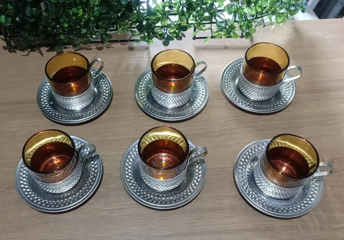 Conjunto 6 xícaras de café Antigo