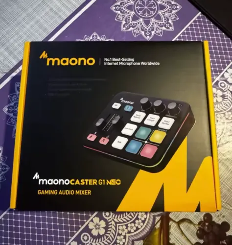 Maono g1 neo interface de áudio misturador de áudio
