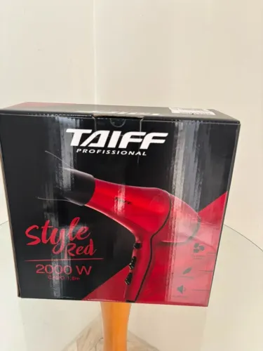 Secador de Cabelo Taiff Style Profissional 2000W Iônico Vermelho