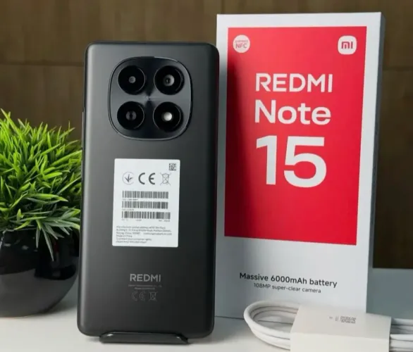 Telefone Lançamento Xiaomi - Note 15 - 4G - Preto - 256Gb/8Ram Entrega Grátis 