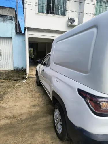 Capota de fibra Baú cor branca 
