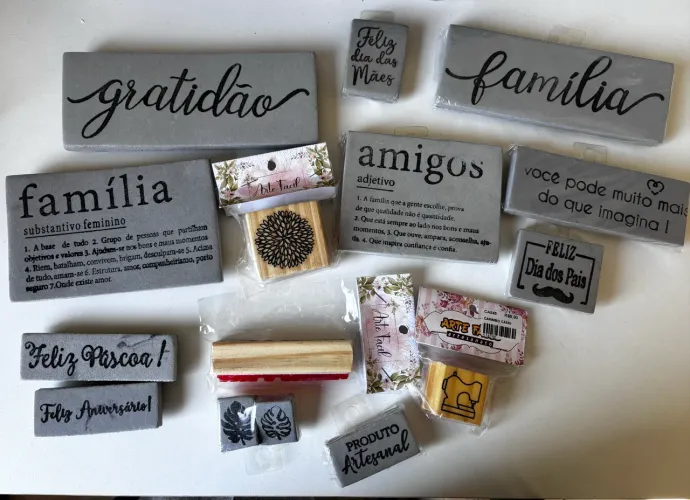 Artesanato - carimbos 