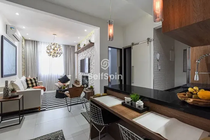 Apartamento de 1 Quarto com 54 m² na Estrada Leopoldo Fróes São Francisco, Niterói