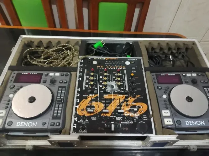 CDJ DENON DNS 1000 MAIS MIXER VALOR R$ 2300