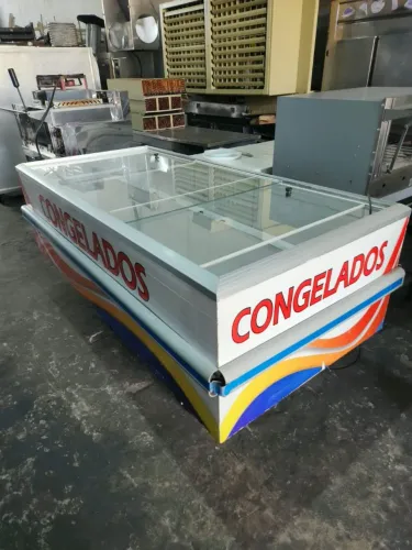Ilha de congelados Gelopar 1.90x90x100 com garantia! MOTOR POTENTE 