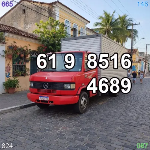 frete rápido em caminhão baú, disponibilidade no guará e sudoeste!