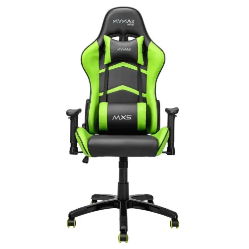 Cadeira Gamer MYMAX MX5  Giratória - Preta com Verde 