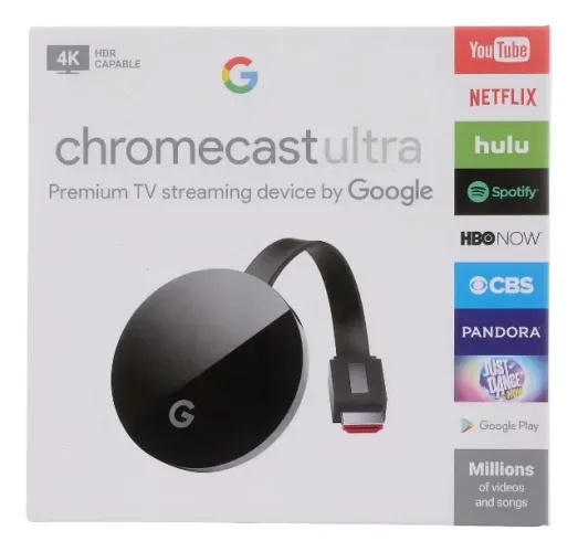 Chromecast Ultra 4K Streaming - TV SMART