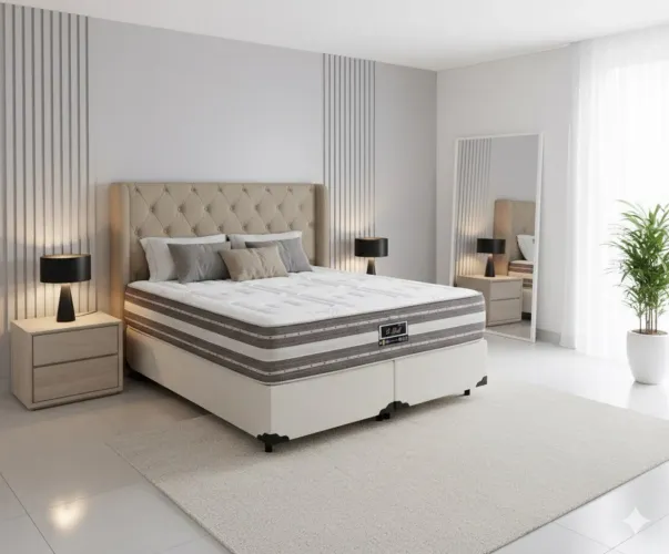 Cama Box Queen Le Griff Molas Ensacadas PRONTA ENTREGA 