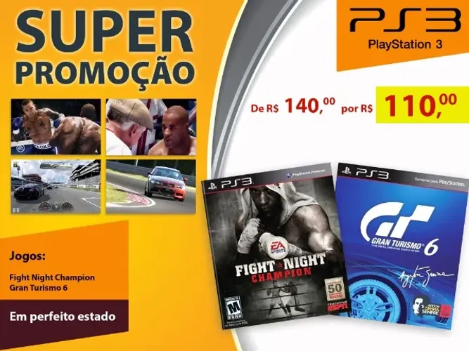 Playstation 3 - Fight Night Champion  | Gran Turismo 6