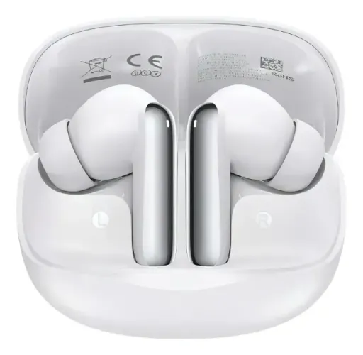 Fone QCY MeloBuds N50 Bluetooth 5.4 Canc. de Ruído ANC - Branco NOVO