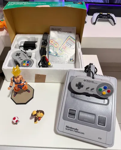 Nintendo Super Famicom Original Completo na Caixa + Manual + Controle | Japonês