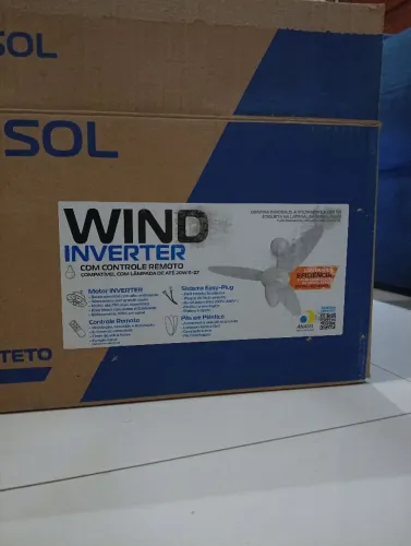 Ventilador de teto Wind Inverter com controle remoto