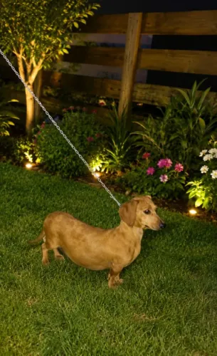 Linguicinha - Fêmea dachshund miniatura