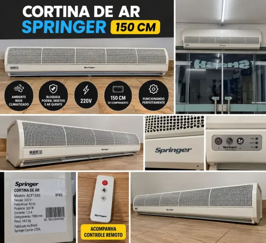 Cortina de Ar Springer - Excelente Estado | Funciona Perfeitamente
