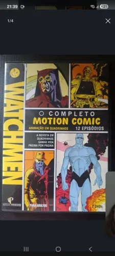 DVD duplo Watchmen original Motion Comic