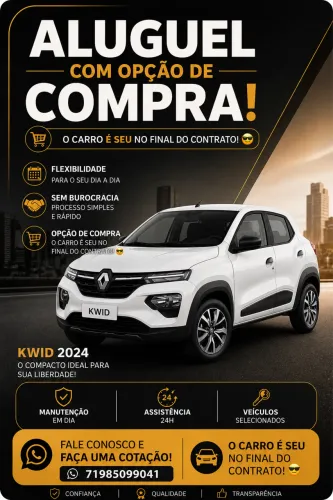 Aluguel de veículos com opção de compra