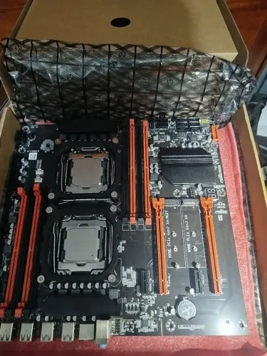 X99 dual cpu + Dois processadores E5 2680v4