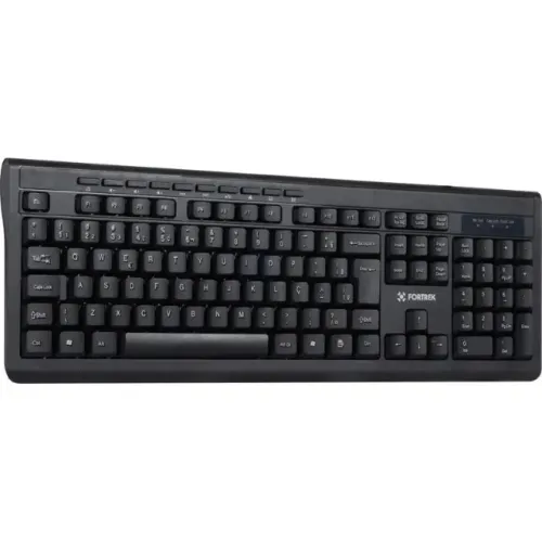 Teclado Multimídia Fortrek Mkl-101 Preto FK 424K Usb Abnt2 Loja Coimbra Computadores