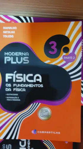 Livro de física editora Moderna 