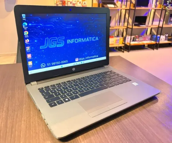 Core i5 - 7a geração/8gb RAM/SSD128G- NOTEBOOK HP 240 G6B