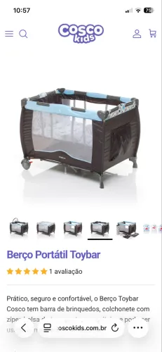 Vende se cercadinho, berço portátil