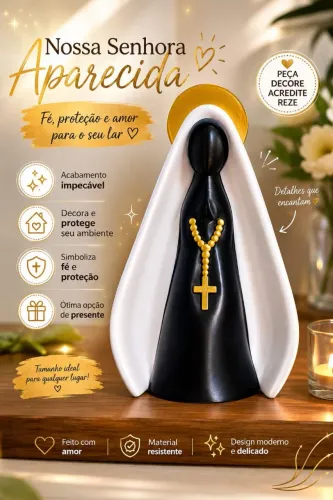 Imagem de Nossa Senhora impressa em 3D