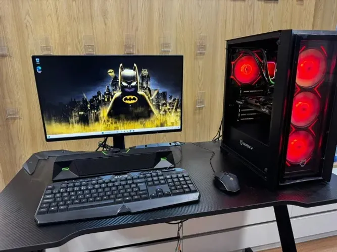 PC Gamer Completo | AOC 24" | Ryzen 7600 | RX 7600 | 16GB DDR5 | NVME 500GB | Wi-Fi