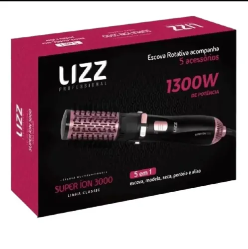 Escova Lizz Multifuncional 1300W 220 Volts