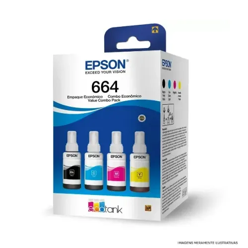 KIT REFIL TINTA EPSON T664