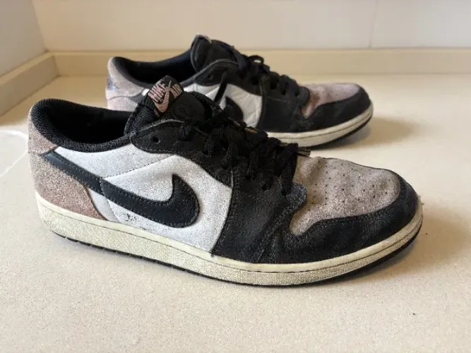 Tênis Air Jordan 1 Low Og Bleached Coral - Tam 45/46 (13 Us)