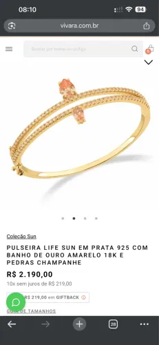 Pulseira Life Vivara