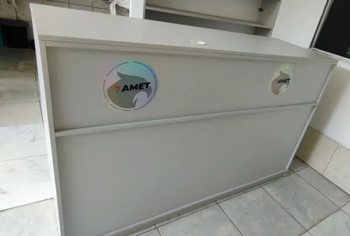 Balcão para atendimento 