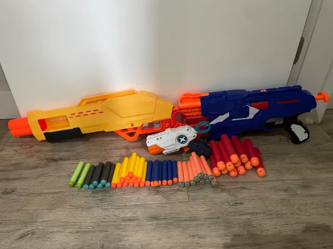 Kit com 3 Nerfs + 48 Dardos