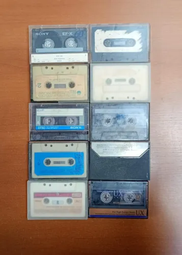 Lote de10 fitas cassete para artesanato DV00176*