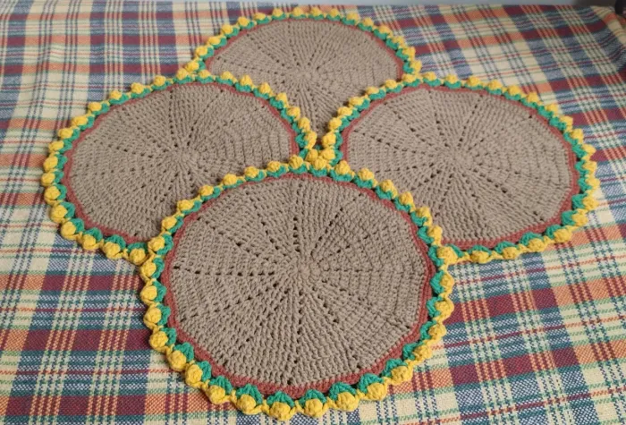 Conjunto Sousplat 4 peças 