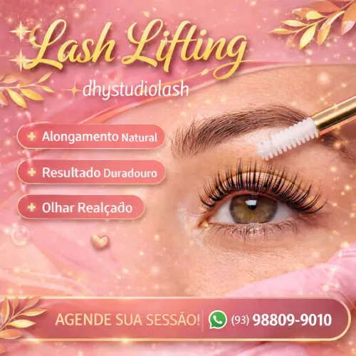 Lash lifting apenas 65,00 reais.
