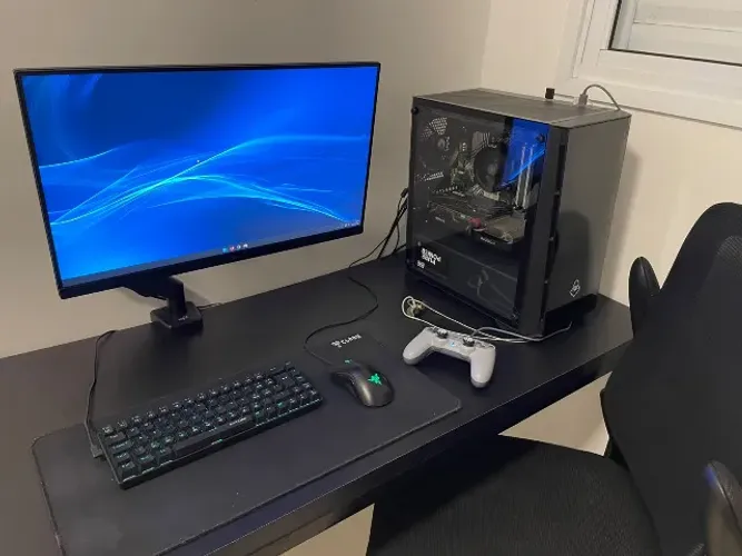 PC Gamer Completo + Monitor LG UltraGear 144Hz | Ryzen 5 3600 | RX 6600 8GB | 16GB RAM