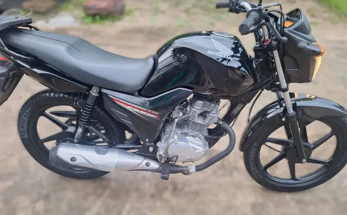 Moto Honda CG Fan 125I 2018 Preto
