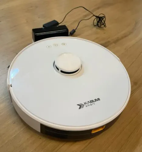 Robô Aspirador Kabum Smart 700 Branco Mapeamento Wi-Fi Alexa Google