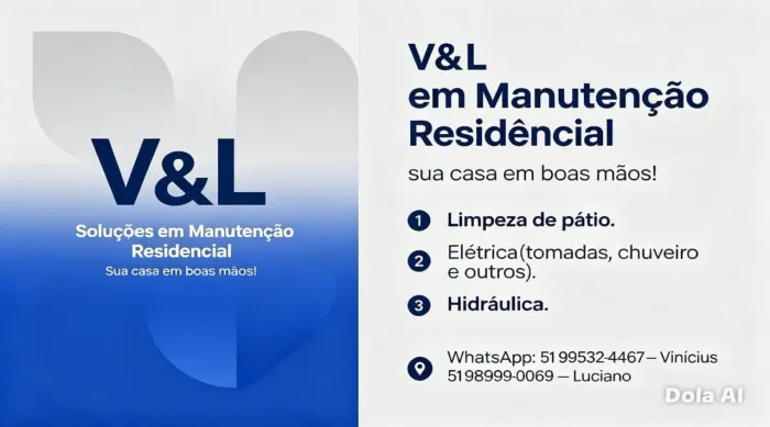 V&L soluções em manutenção residencial 