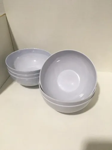 Tigelas, Cumbuca, Bowl de 700ml em Melamina para Caldo, Sopa, Açaí kit com 6 peças - NOVO