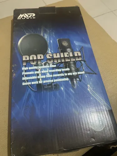 Pop shield (pulp filter)